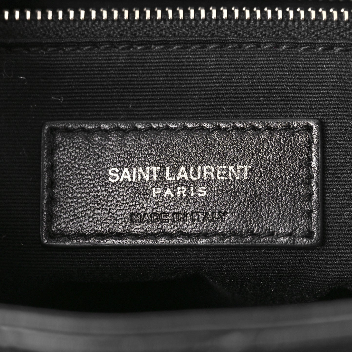 Calfskin Y Quilted Monogram Small Loulou Backpack Black