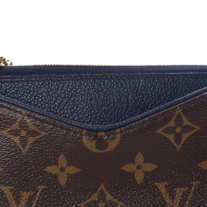 Louis Vuitton Monogram Pallas Clutch Blue Marine 8 of 10