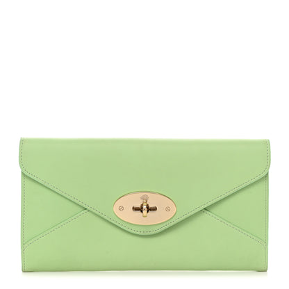 Mulberry Silky Classic Calfskin Envelope Long Wallet Mint 1 of 10