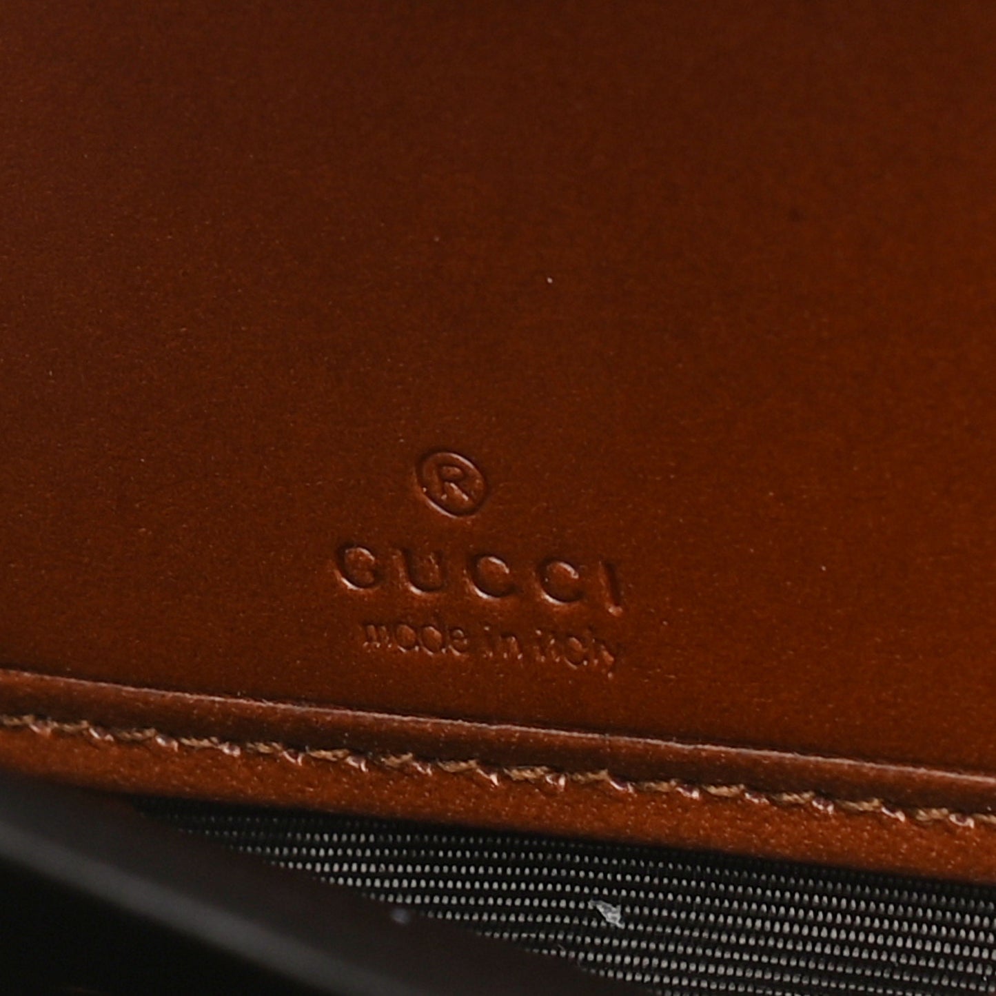 GG Supreme Monogram Cuoio Toscano Zip Around Wallet Beige Ebony Cuir