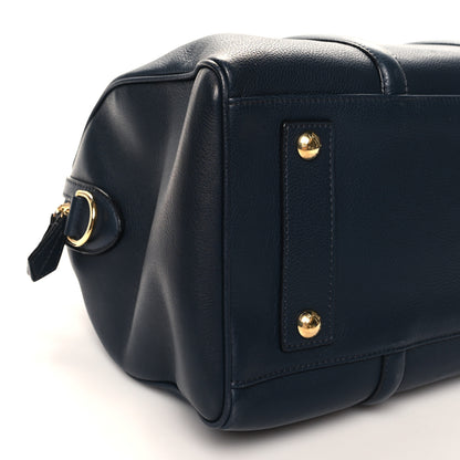 Louis Vuitton Calfskin SC Bag Navy 8 of 9