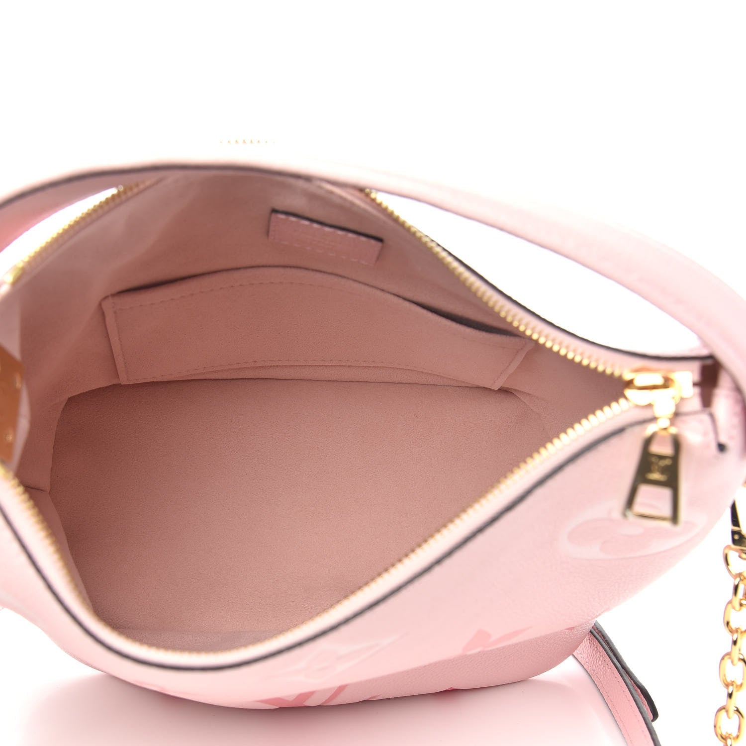 Louis Vuitton Empreinte Monogram Giant By The Pool Marshmallow Hobo PM Bouton De Rose 5 of 9