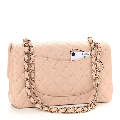 Chanel Caviar Quilted Medium Double Flap Light Beige 3 of 10