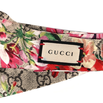 Gucci Silk Monogram Blooms Print Headband Antique Rose 3 of 4