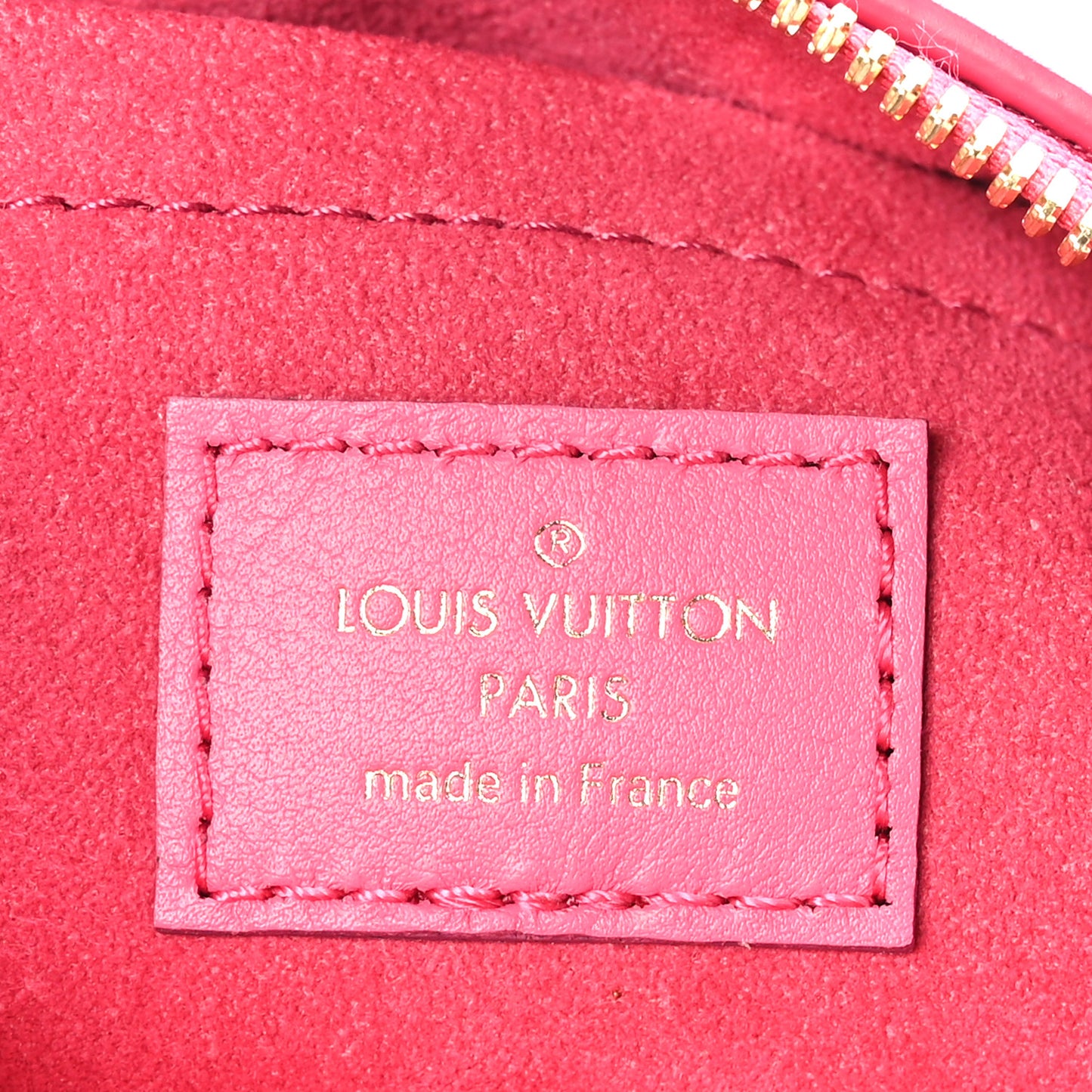 Calfskin Nanogram Embossed Speedy Bandouliere 20 Rose