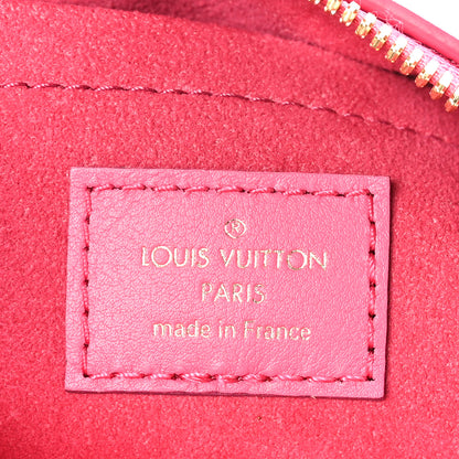 Louis Vuitton Calfskin Nanogram Embossed Speedy Bandouliere 20 Rose 6 of 8