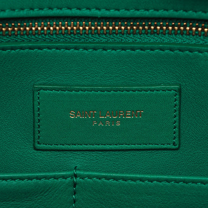 Saint Laurent Calfskin Medium Classic Y Cabas Green 6 of 7