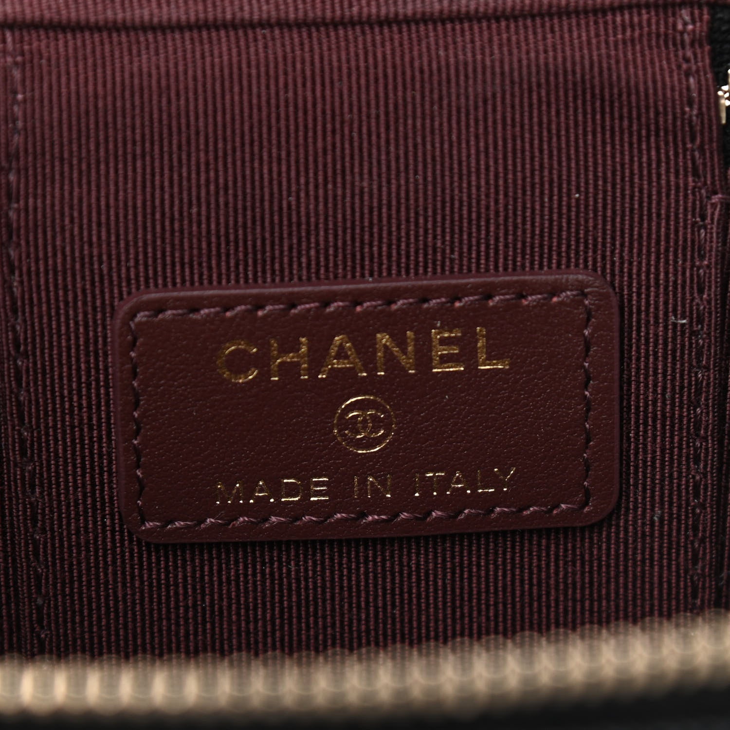 Chanel Caviar Quilted Mini Vanity Case With Chain Black 6 of 11