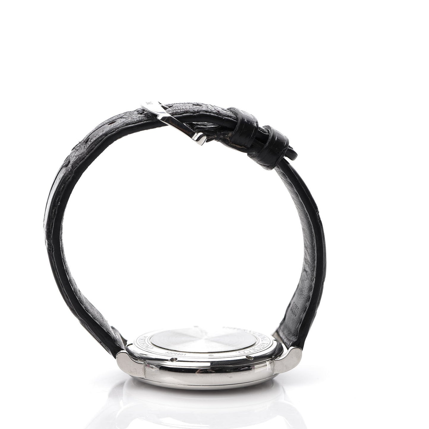 Stainless Steel Alligator 40mm Portofino Automatic Watch Black IW356506