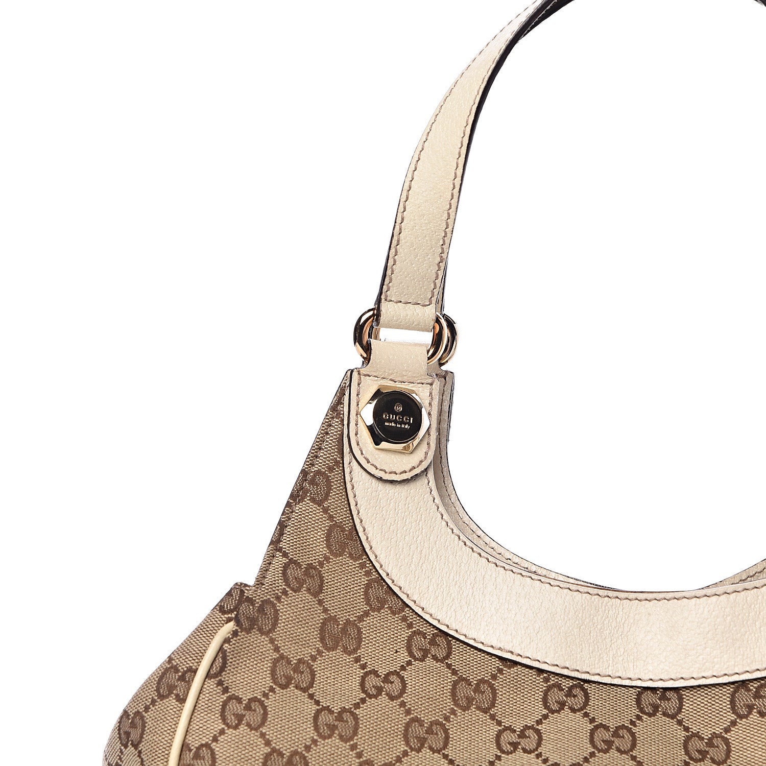 Gucci Monogram Medium Charmy Shoulder Bag Off White 19 of 22