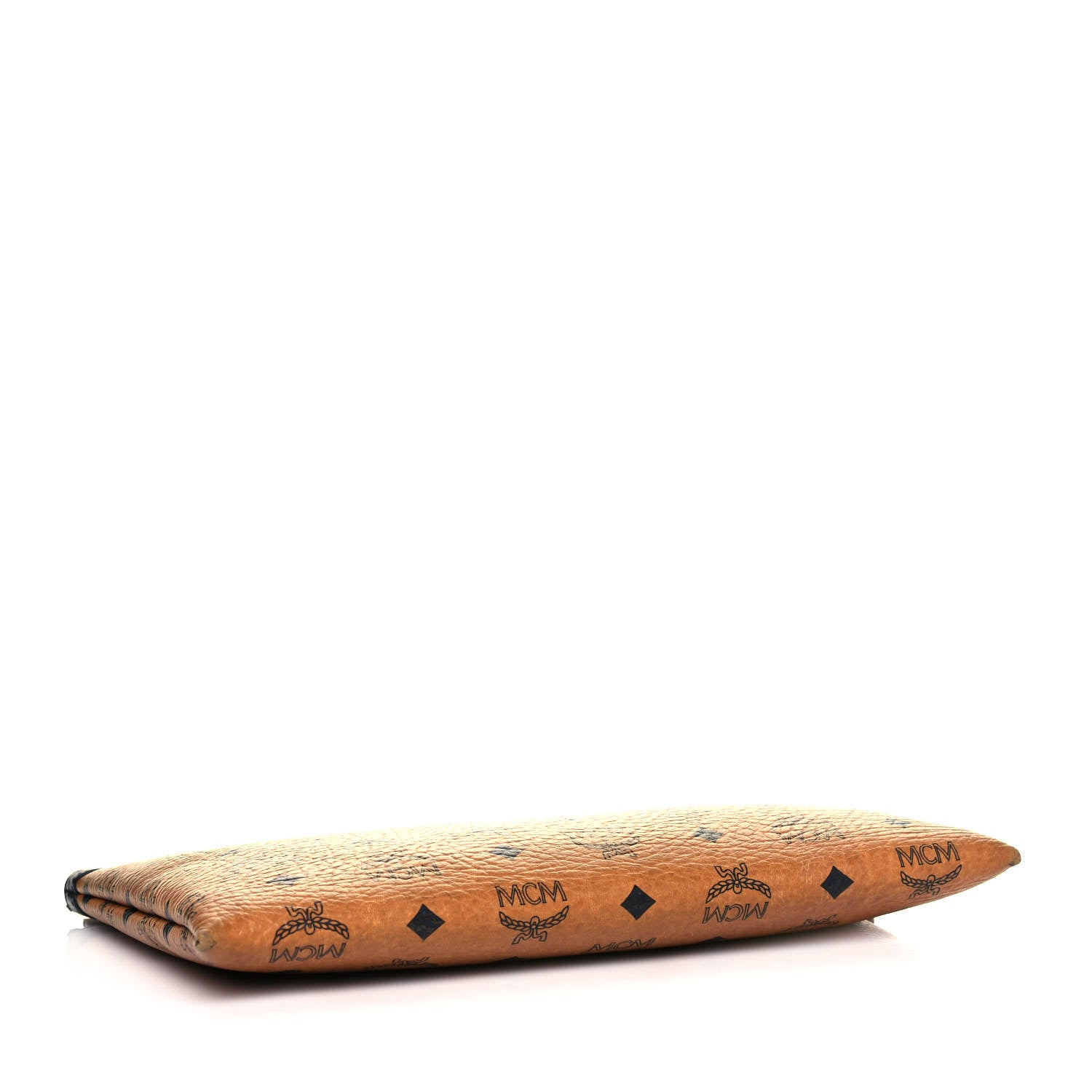 MCM Visetos Mini Pouch Cognac Black 4 of 12
