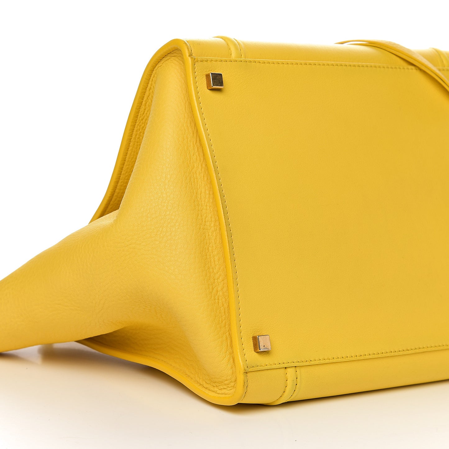 Supple Calfskin Medium Phantom Luggage Sun Yellow