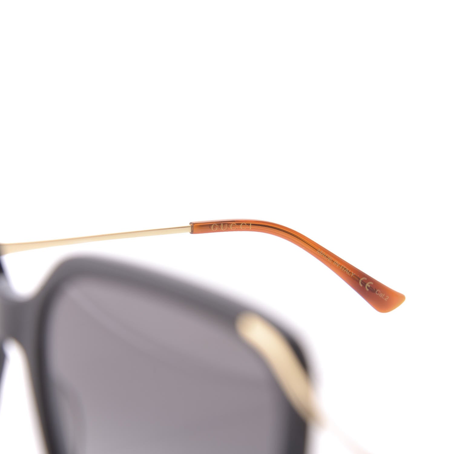 Gucci Acetate Butterfly Sunglasses GG0647S Black White 6 of 10