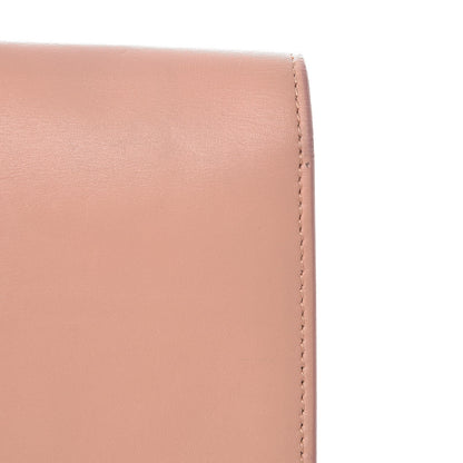 Saint Laurent Calfskin Classic Monogram Cassandre Clutch Blush 10 of 12