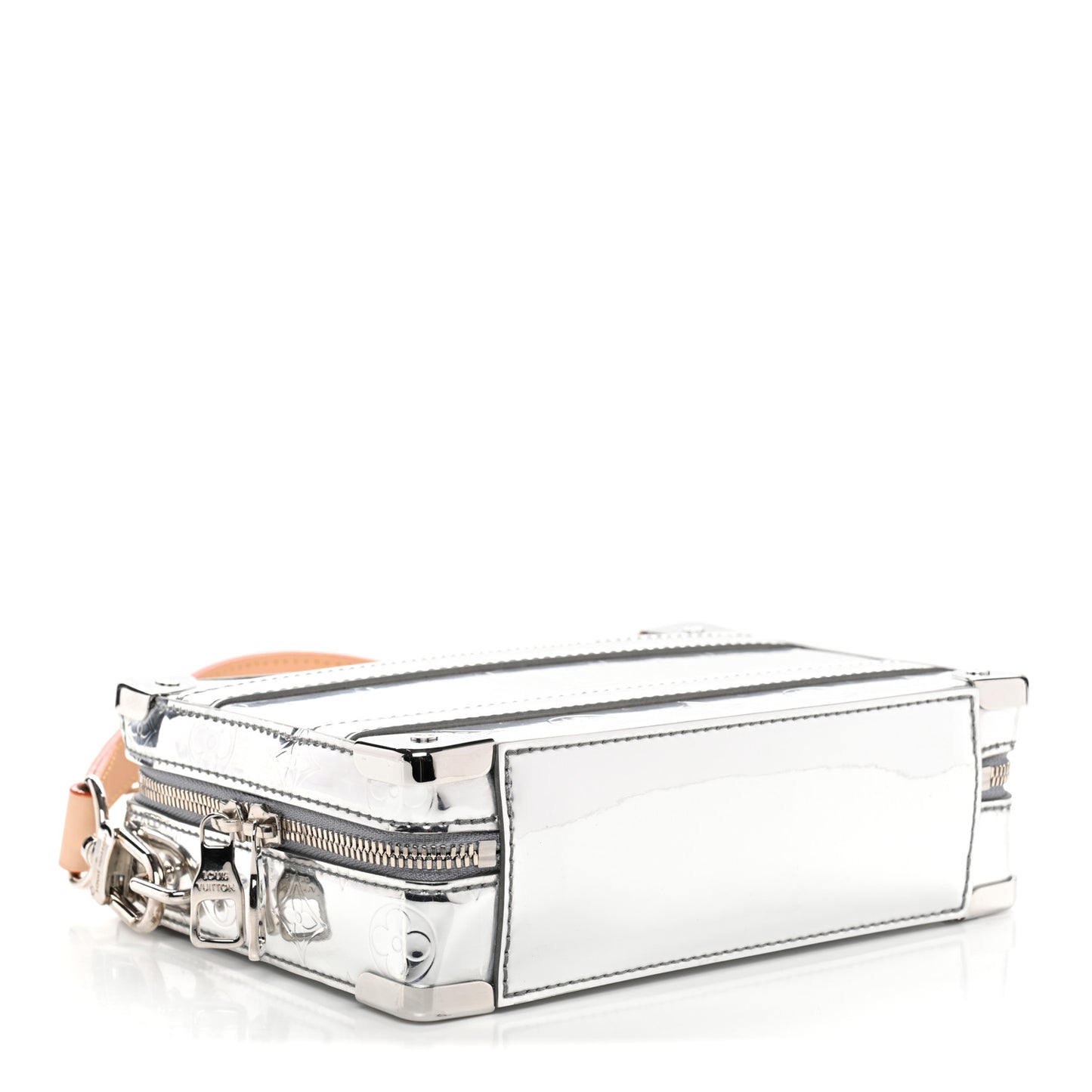 Monogram Mirror Handle Trunk Silver