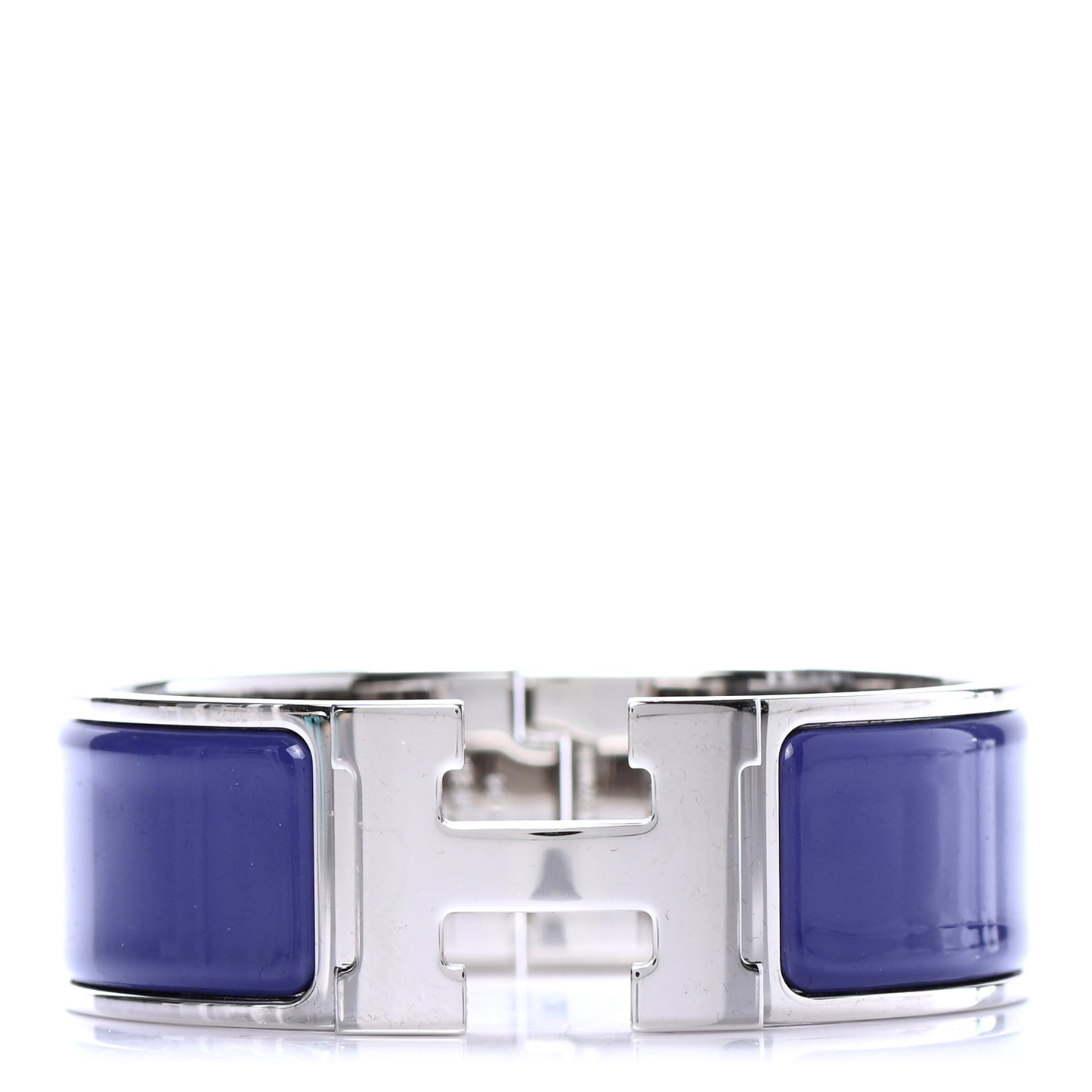Enamel Wide Clic Clac H Bracelet PM Violet