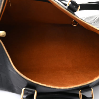 Louis Vuitton Empreinte Monogram Giant Keepall Bandouliere 45 Black 5 of 11