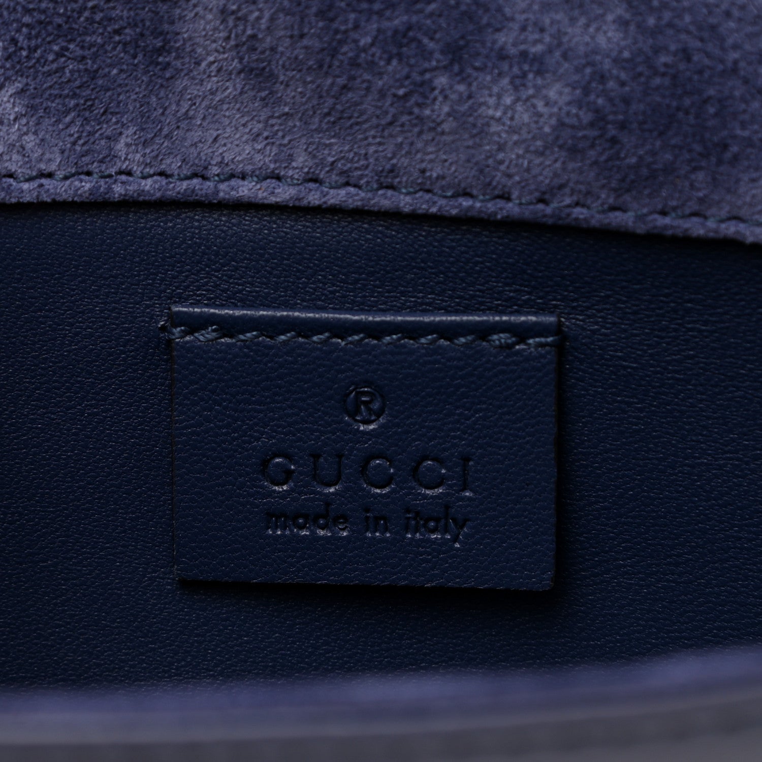 Gucci Patent Microguccissima Small Broadway Clutch Blue 6 of 9