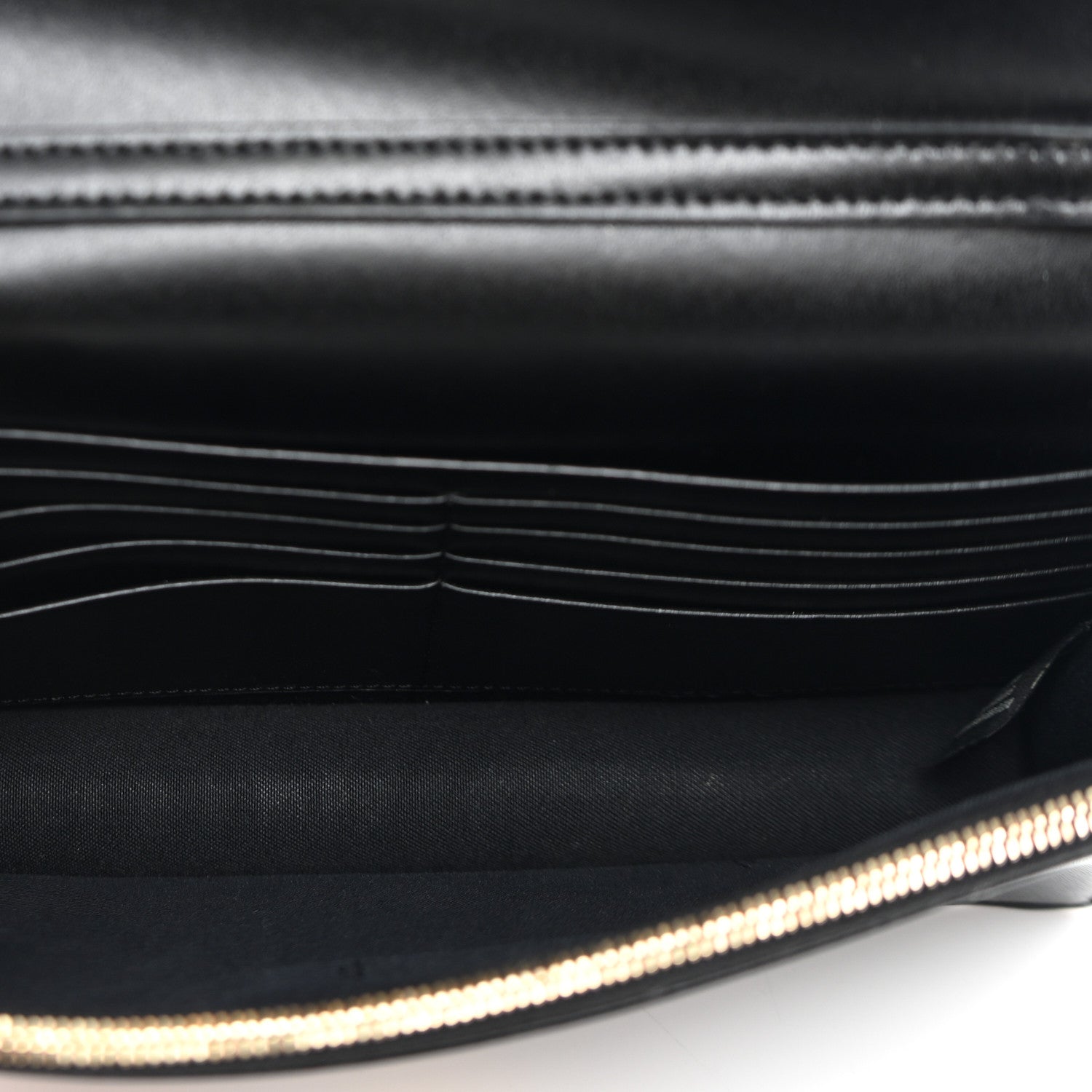 Fendi Vitello Cruise F is Fendi Medium Envelope Wallet on Chain Black 5 of 13