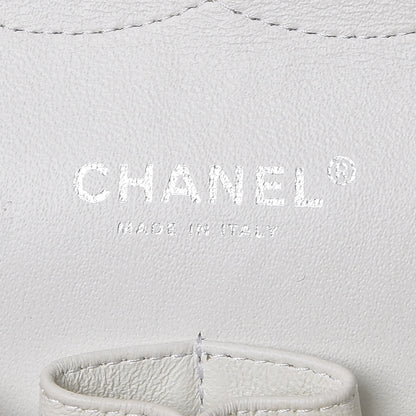 Chanel Caviar Quilted Jumbo Double Flap White 9 of 14
