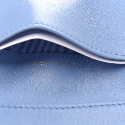 Chanel Lambskin Quilted Double Flap Wallet Light Blue 7 of 11