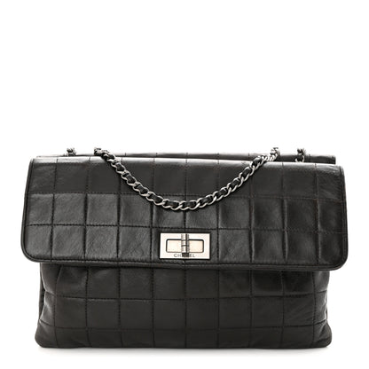 Chanel Lambskin Chocolate Bar Mademoiselle Flap Black 1 of 12