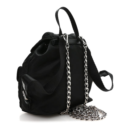 Prada Nylon Vela Mini Crossbody Backpack Black 3 of 11