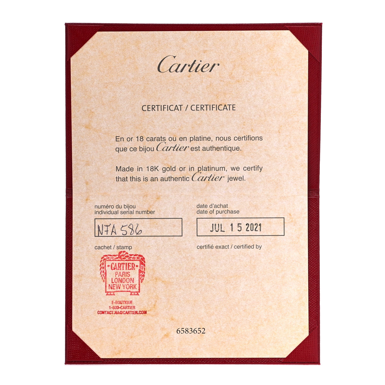 Cartier 18K White Gold Small LOVE Bracelet 17 6 of 7