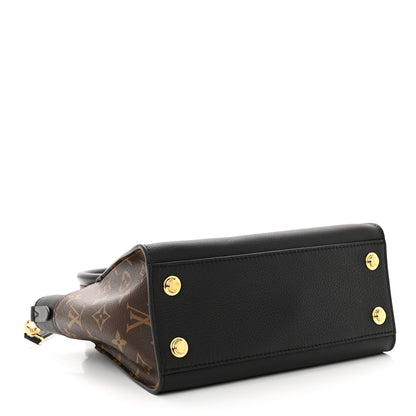 Louis Vuitton Calfskin Monogram On My Side PM Black 4 of 10