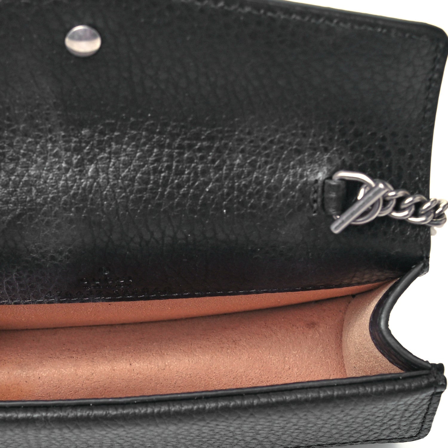 Gucci Calfskin Super Mini Dionysus Shoulder Bag Black 5 of 9