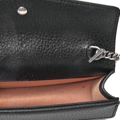 Gucci Calfskin Super Mini Dionysus Shoulder Bag Black 5 of 9