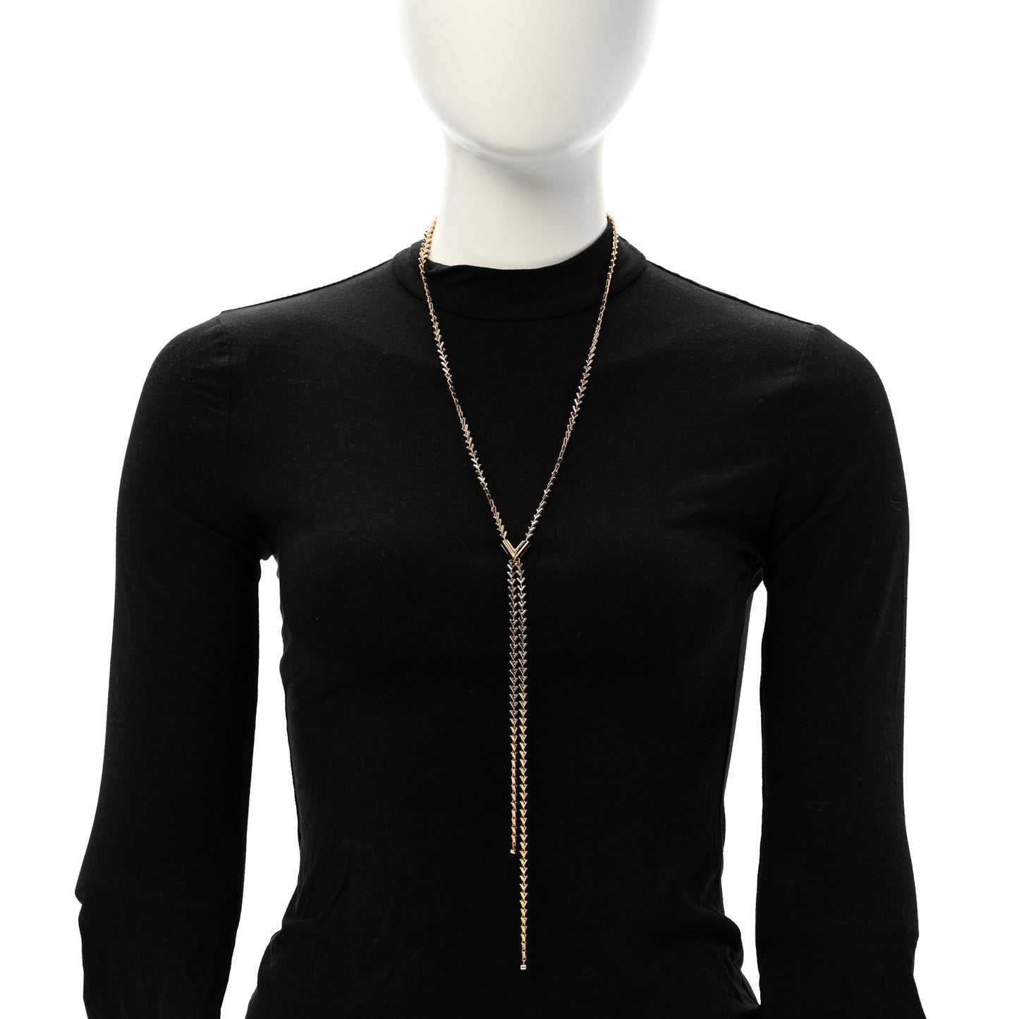 Petit Essential V Chain Necklace Gold