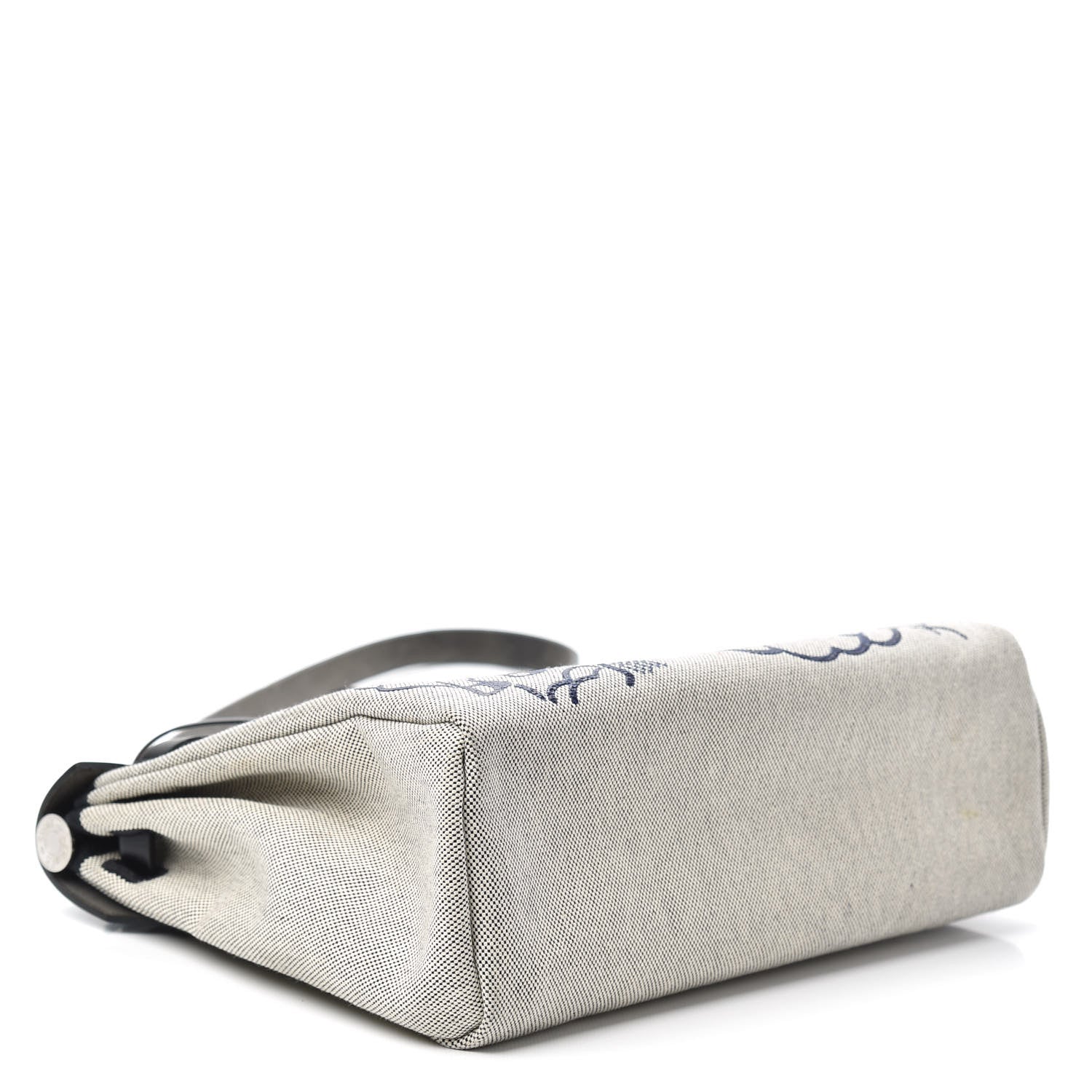 Hermes Vache Hunter Toile Pegase Pop Herbag Zip Retourne 31 PM Bleu Indigo 4 of 9
