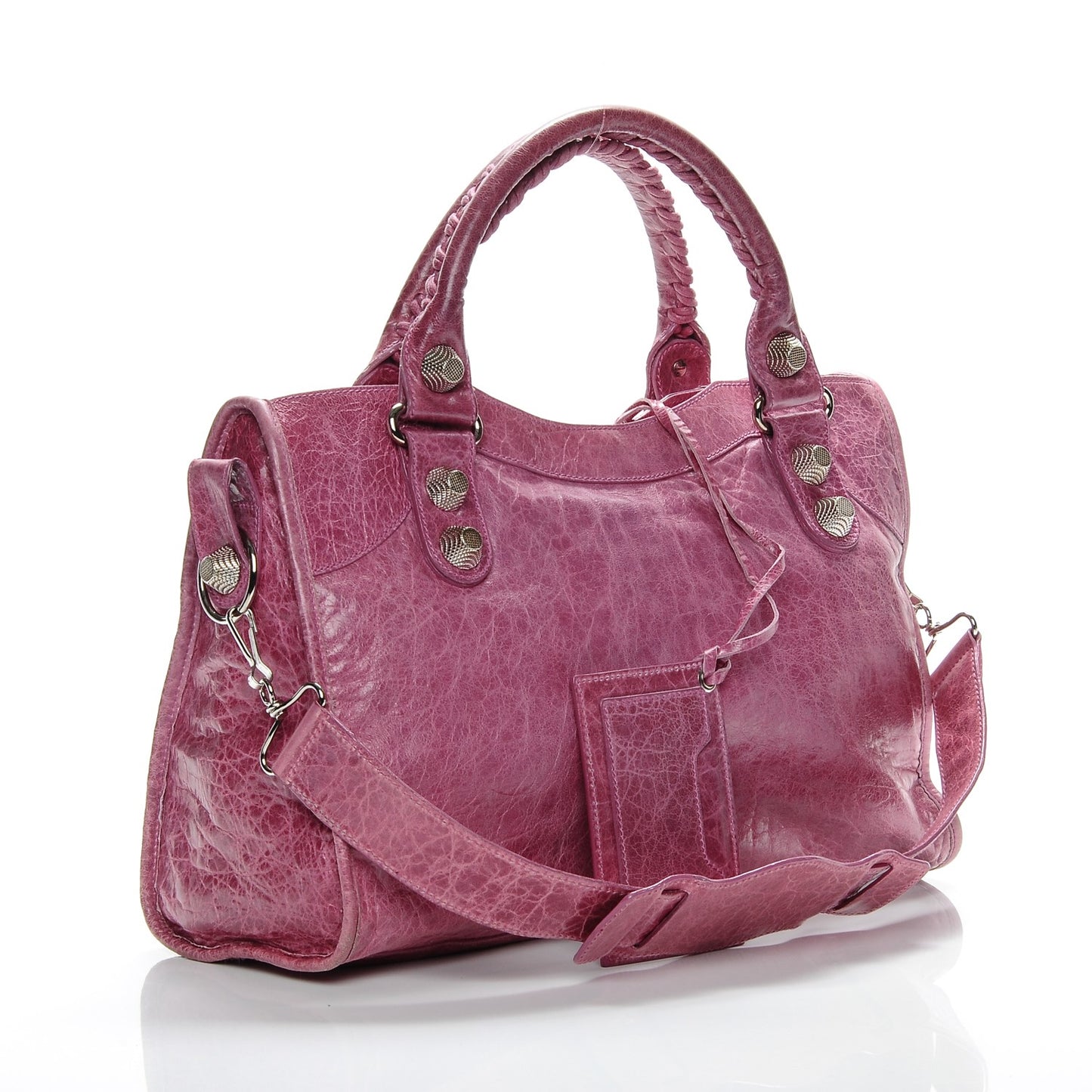 Agneau Giant 21 Silver Hardware City Magenta