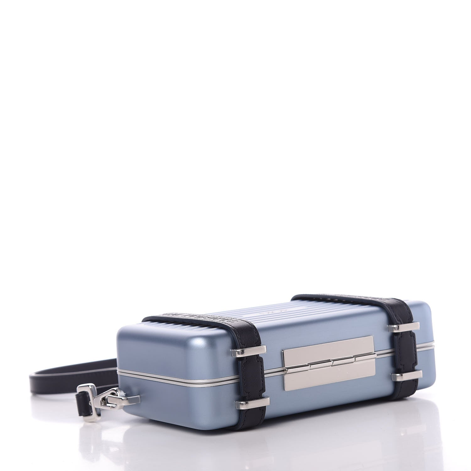Christian Dior X RIMOWA Aluminum Personal Clutch On Strap Bleu 3 of 8