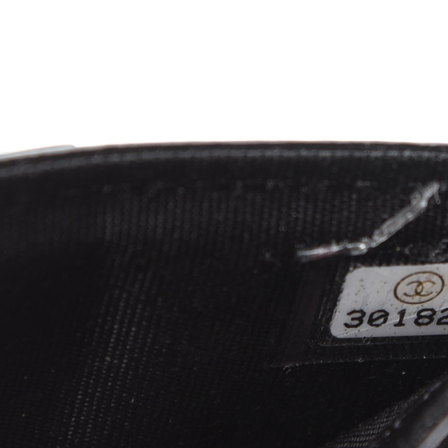 Chanel Glazed Calfskin Quilted Boy Card Holder Black 8 of 8