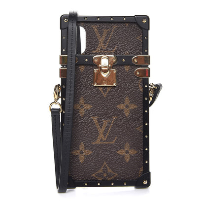Louis Vuitton Monogram Eye-Trunk iPhone X Case 1 of 7