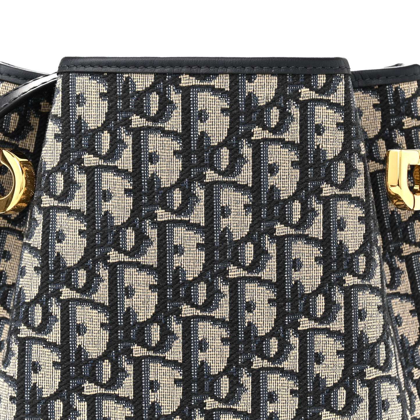 Oblique Calfskin Medium C'est Dior Bucket Bag Blue