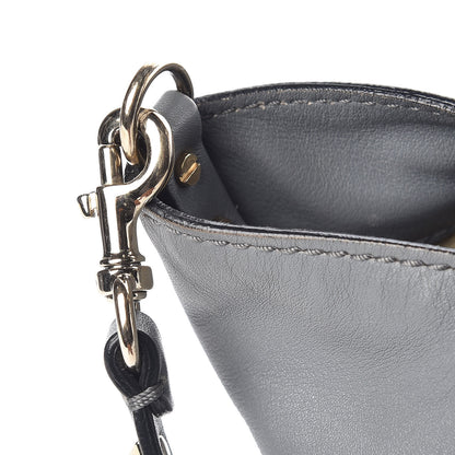 Valentino Garavani Vitello Small Rockstud Tote Grey 20 of 22