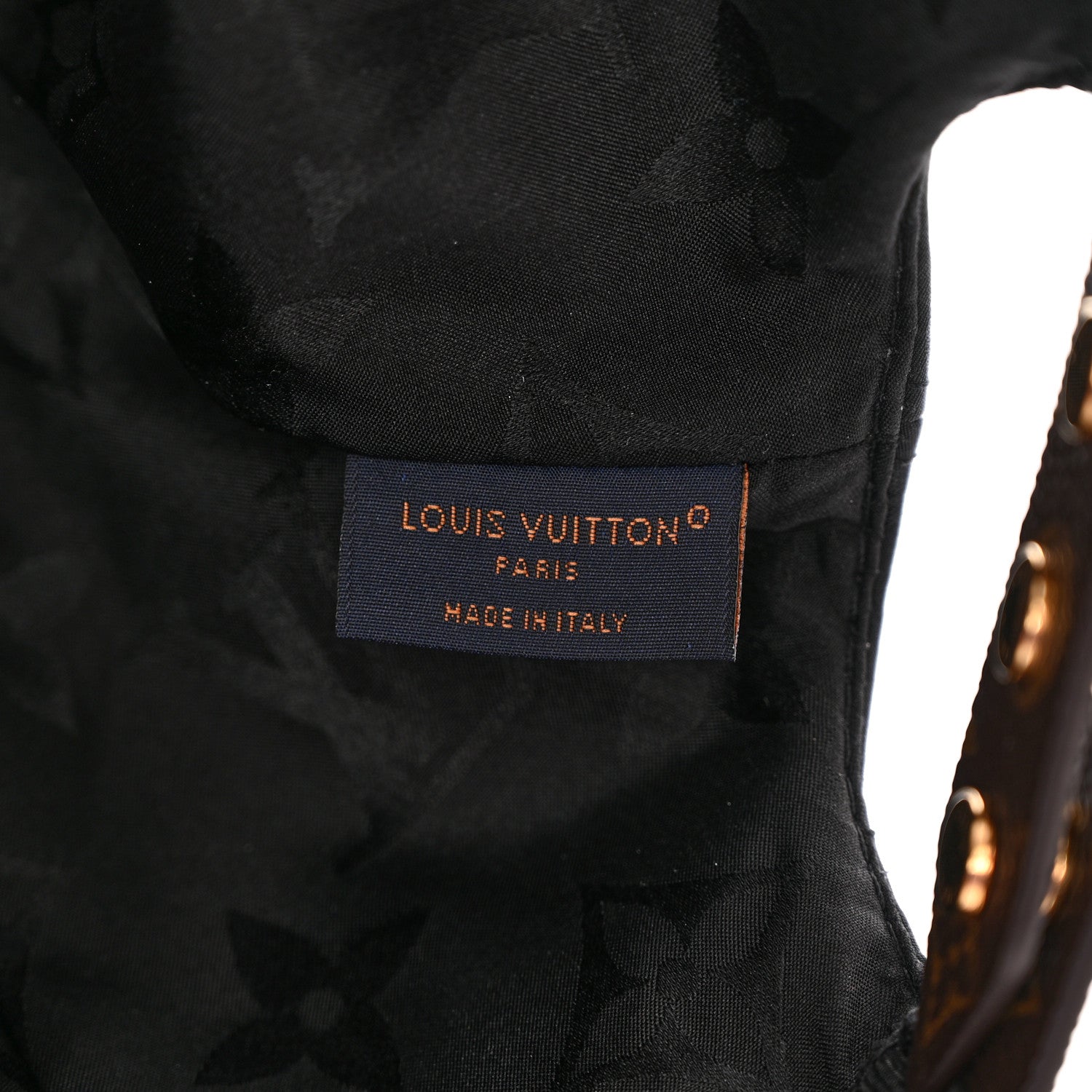 Louis Vuitton Polyester Silk Monogram LV Get Ready Cap M Black 8 of 12