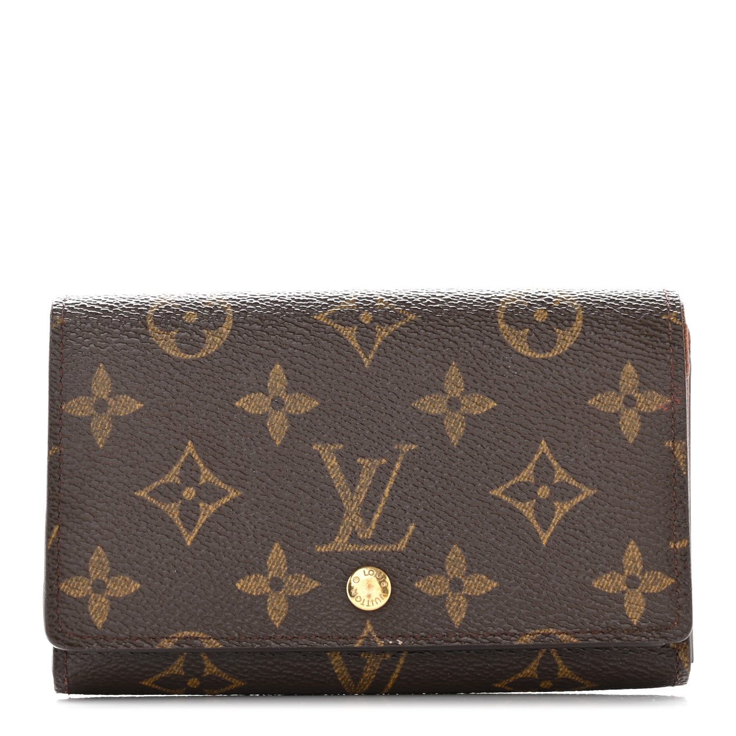 Louis Vuitton Monogram Porte-Monnaie Tresor Wallet 1 of 14