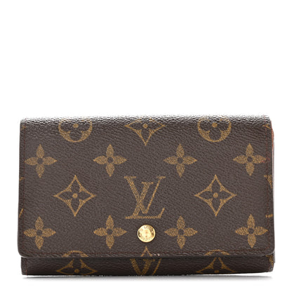 Louis Vuitton Monogram Porte-Monnaie Tresor Wallet 1 of 14