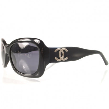 Chanel CC Logo Sunglasses Black 5102 2 of 5