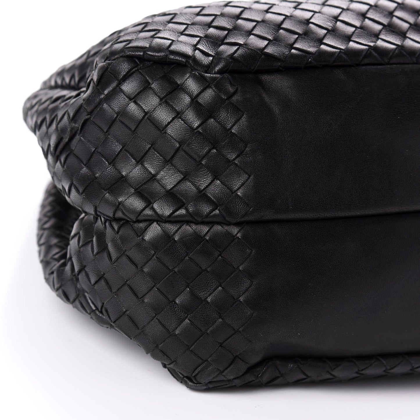 Nappa Intrecciato Medium Campana Black