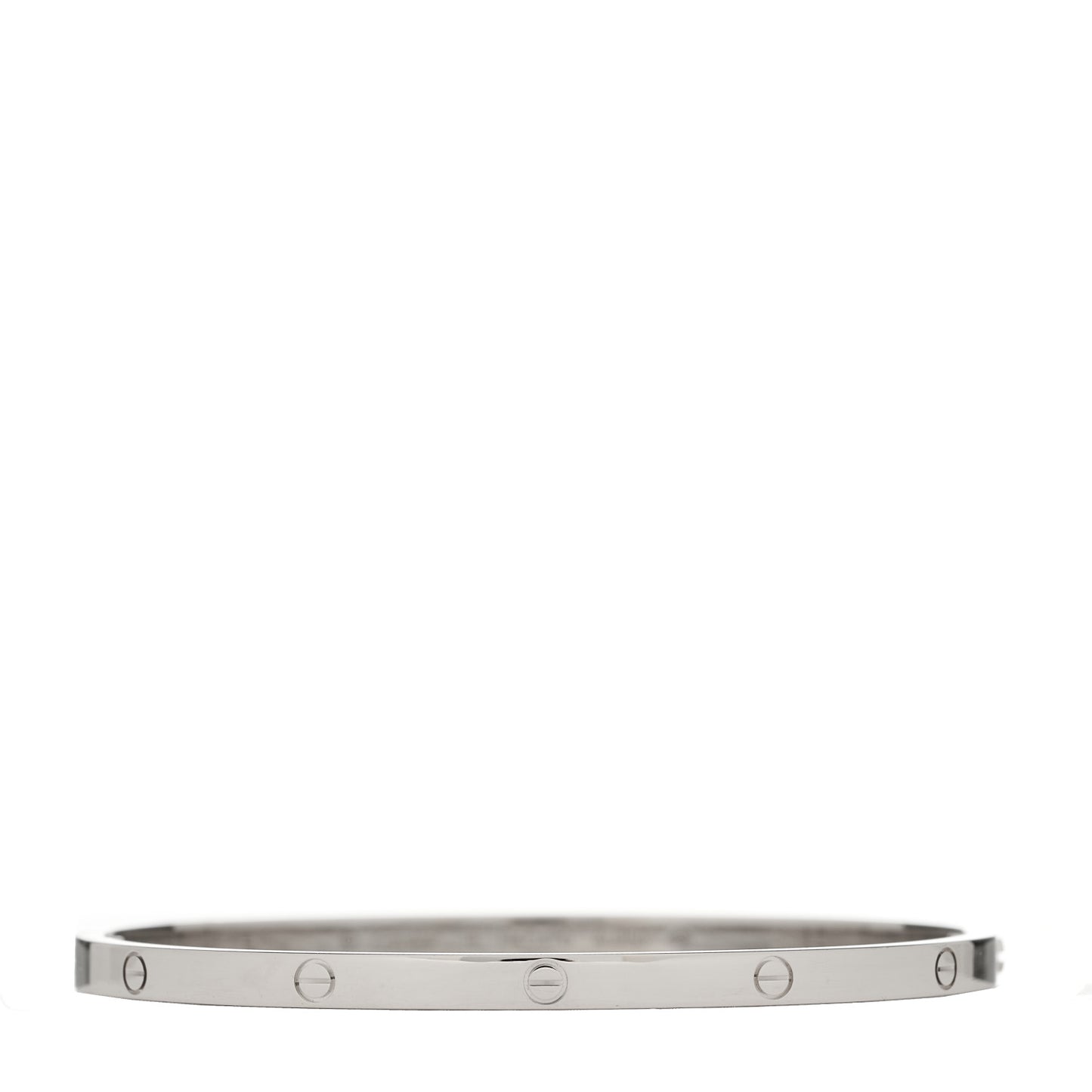 18K White Gold Small LOVE Bracelet 18
