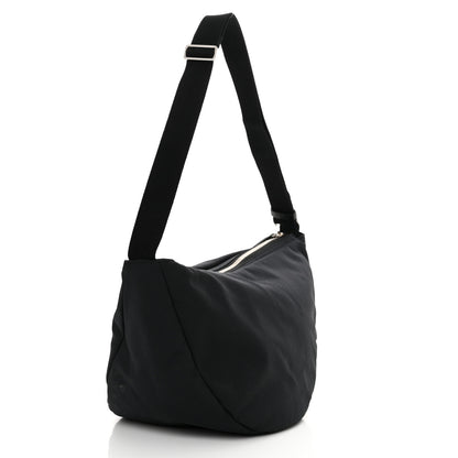 The Row Nylon Slouchy Banana Two Bag Black 3 of 10