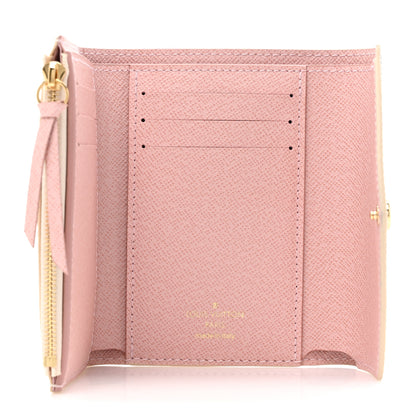Louis Vuitton Damier Azur Victorine Wallet Rose Ballerine 5 of 9