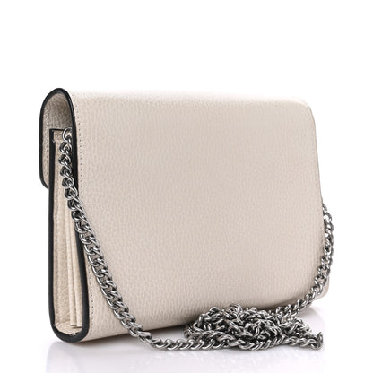 Gucci Dollar Calfskin Mini Dionysus Chain Wallet Mystic White 3 of 9