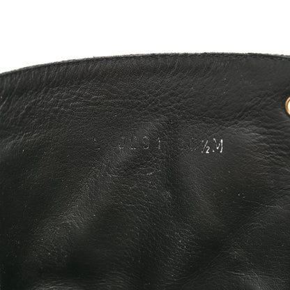 Louis Vuitton Calfskin Monogram Wonderland Flat Ranger Boots 39.5 Black 8 of 12