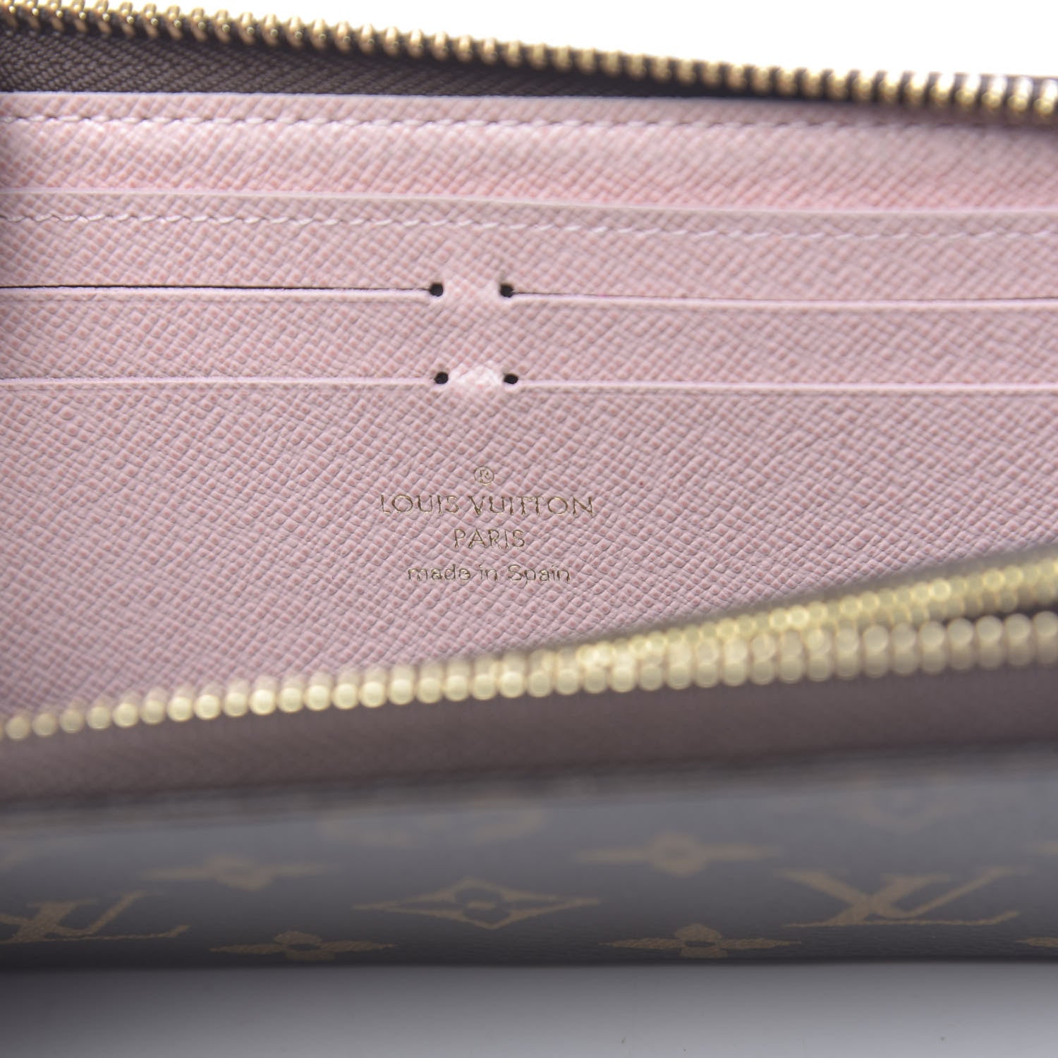Louis Vuitton Monogram Clemence Wallet Rose Ballerine 6 of 6